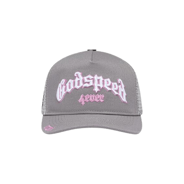 Buy Godspeed Forever Trucker Hat 'Grey/Pink' - 11652 1SS2507GFTHG