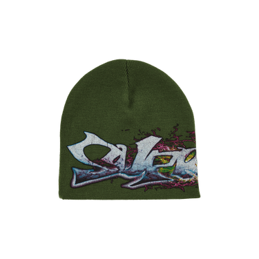 Buy Supreme Tag Beanie 'Olive' - FW25BN58 OLIVE | GOAT