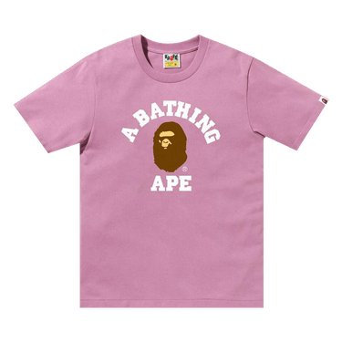 BAPE College Tee 'Pink'