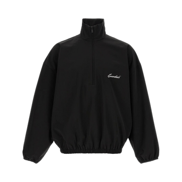 Fear of God Essentials Sporty Nylon Half Zip 'Jet Black'