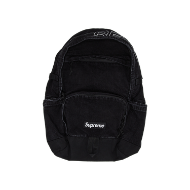 【新品】Supreme Denim Backpack Black Denim Backpack - Shop - Supreme