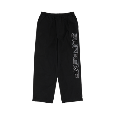 Buy Supreme Spellout Embroidered Ripstop Track Pant 'Black