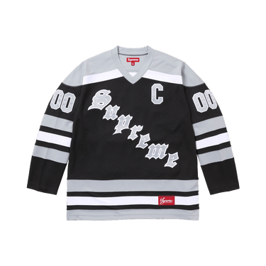 Buy Supreme Fire & Ice Hockey Jersey 'Black' - FW25KN28 BLACK | GOAT