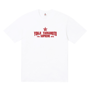 Supreme Y’s Star Tee Supreme Y's by Yohji Yamamoto Star Tee Black | N-Hype