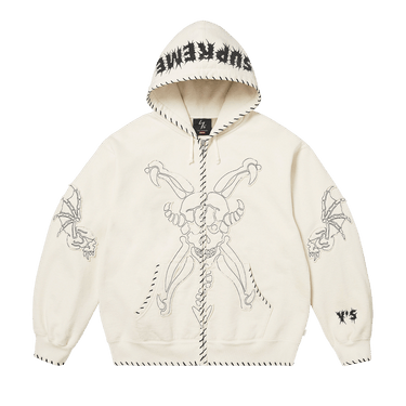 【u ☽様】25SS　Sweatshirt　Fホワイト Buy Supreme x Chicago White Sox Zip Up Hooded Sweater 'White