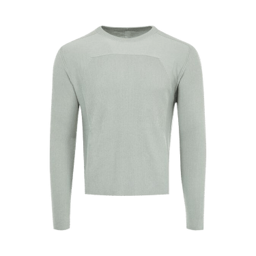 Rick Owens Ribbed Geo Sweatshirt 'Washed Indigo'