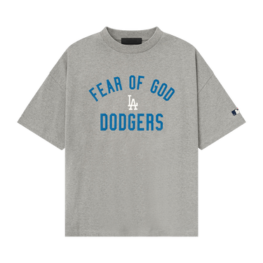 Fear of God Essentials Dodgers 90s Tee 'Concrete Heather'