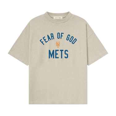Fear of God Essentials Mets 90s Tee 'Heather Stone'