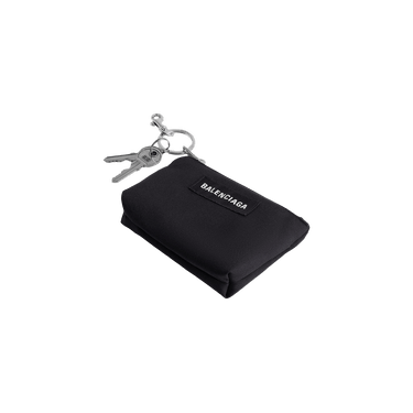 Balenciaga Charm Zipped Pouch 'Black'