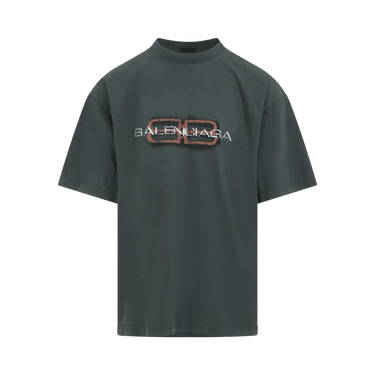 Balenciaga Medium Fit T-Shirt 'Dark Green'