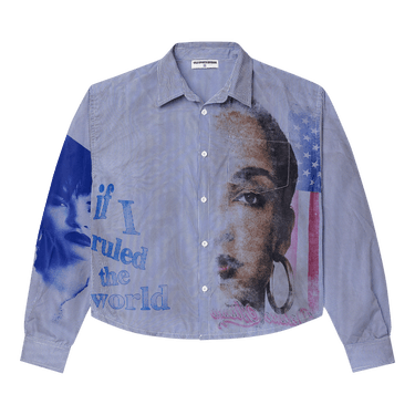 Vale Forever Freedom Button Up 'Stripped/Blue'