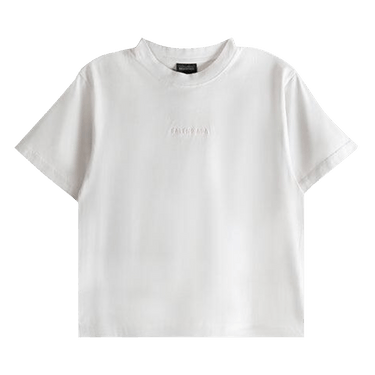 Balenciaga Medium Fit T-Shirt 'Dirty White/Baby Pink'