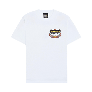 Market Smiley Burnt Rubber T-Shirt 'White'