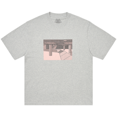 Palace Sb T-Shirt 'Grey Marl'