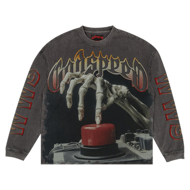 Godspeed Detonator Long-Sleeve T-Shirt 'Grey Wash'