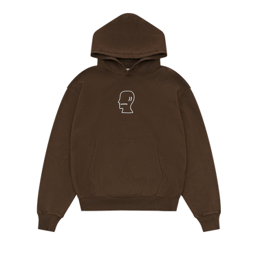 Brain Dead 3D Logohead Hoodie 'Brown'