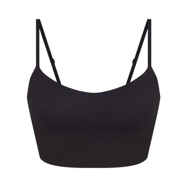 NikeSKIMS Matte Cami Bra Top 'Obsidian'