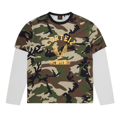 Corteiz Eagle Camo Thermal Long-Sleeve 'Woodland'