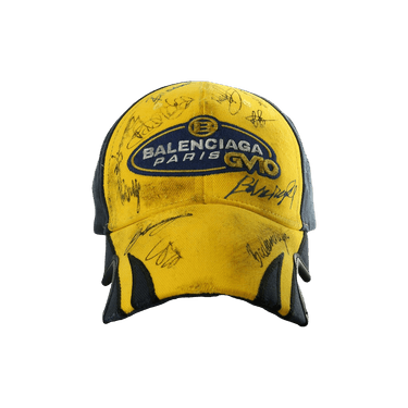 Balenciaga Scribble Cap 'Yellow/Blue'