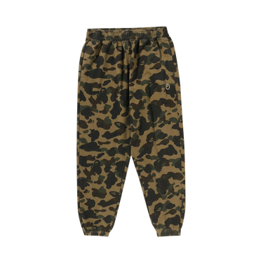 BAPE 1st Camo One Point Relaxed Fit Sweatpants 'Green'