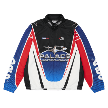 Buy Palace More Than A Cycling Zip Jacket 'Red/Blue' - P29ES059 | GOAT