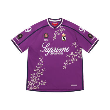 トップス Supreme Floral Soccer Jersey Black xl Supreme Floral Soccer Jersey Black Men's - FW25 - US
