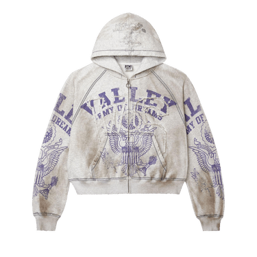 トップス Vale ARMY ZIP UP GREY Vale forever Vale Forever Army Zip Up Grey – Restock AR