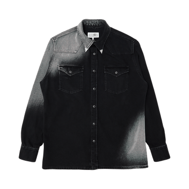 Buy MM6 Maison Margiela Long-Sleeve Shirt 'Black' - SH2DT0024
