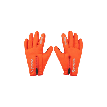 小物 Supreme WINDSTOPPER Zip Gloves Orange L Supreme WINDSTOPPER Zip Gloves (FW24) - $68