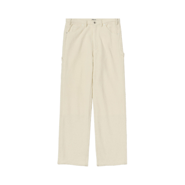 Buy Auralee Homespun Tweed Painter Pants 'Ivory White' - A25AP03HT