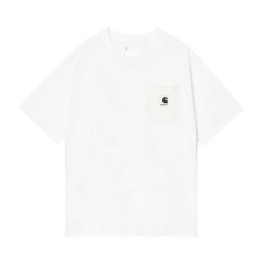 Buy Sacai x Carhartt WIP Cotton Jersey T-Shirt 'White' - 25 00995S