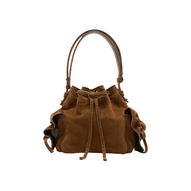 Acne Studios Multipocket Mini Bucket Bag 'Cognac Brown'
