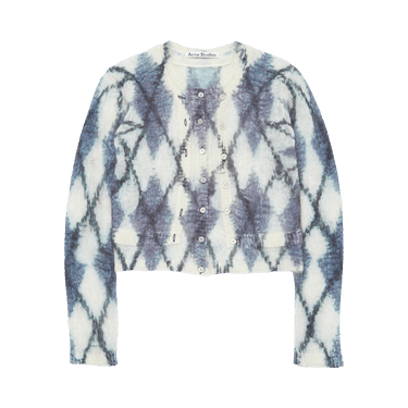 Acne Studios Mohair Blend Cardigan 'Mauve Grey'