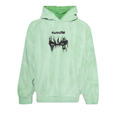 RIVINGTON roi Rebis Bad Eyes Hoodie 'Heiro Green'