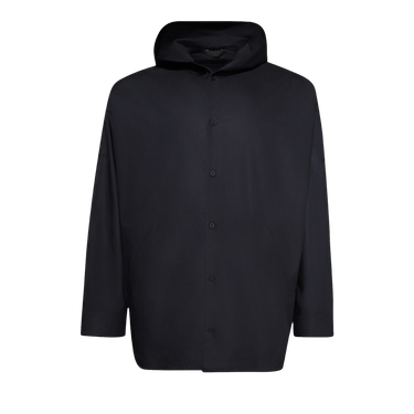 Balenciaga Hooded Shirt 'Washed Black'