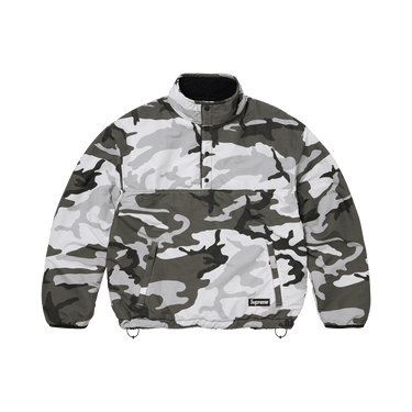 Buy Supreme Polartec Shearling Reversible Pullover 'Black