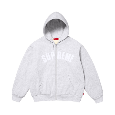 Buy Supreme Arc Thermal Lined Zip Up Hooded Sweatshirt 'Ash Grey