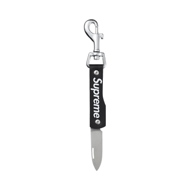 Buy Supreme Leather Clip Knife 'Black' - FW25B21 BLACK | GOAT