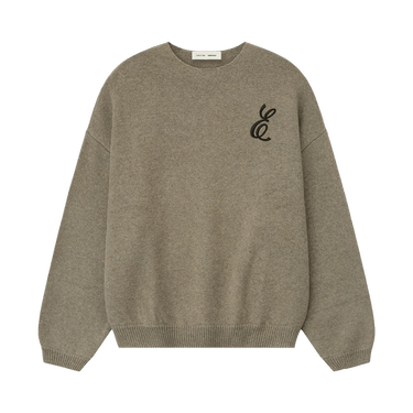Fear of God Essentials Waffle Crewneck Sweater 'Homestead Heather'