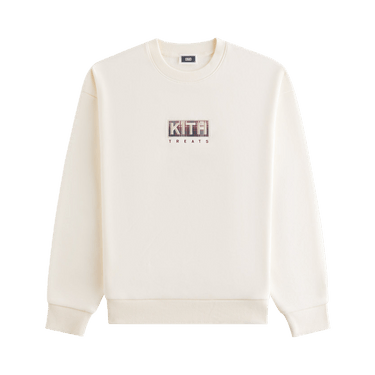 Buy Kith Treats Plaid Logo Nelson Crewneck 'Sandrift' - KHT030214
