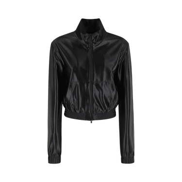 Buy Alexander Wang Shrunken Zip Up Jacket 'Black' - 4CC3252682 001