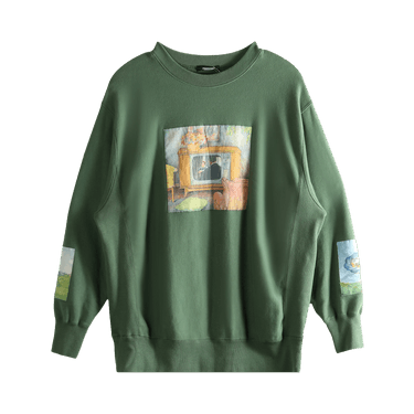 Undercover Men C/S Classic Fit Crewneck Top 'Muted Green'
