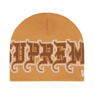 Buy Supreme New Era Outline Beanie 'Tan' - FW25BN51 TAN | GOAT