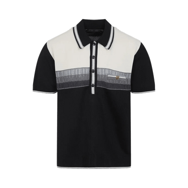 Amiri MA Striped Polo 'Black'