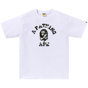 BAPE City Camo College Tee 'White'