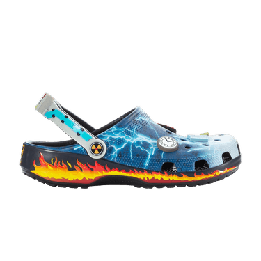 Back to The Future x Crocs Classic Clogs 'Lightning Blue Flame'