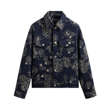 ジャケット・アウター KITH puffed jase paisley denim jacket Buy Kith Puffed Jase Tapestry Jacket 'Nocturnal' - KHM011024 413