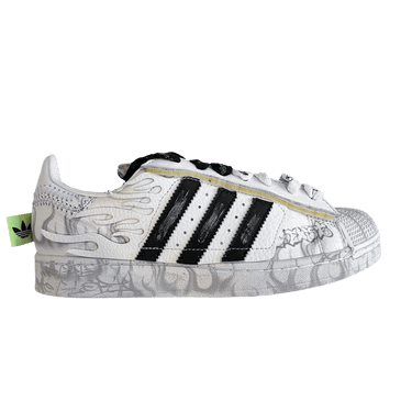 Hellstar x adidas Superstar 2 'White Flame'
