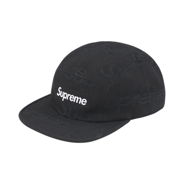 Buy Supreme Jacquard Logos Denim Camp Cap 'Black' - FW25H116 BLACK