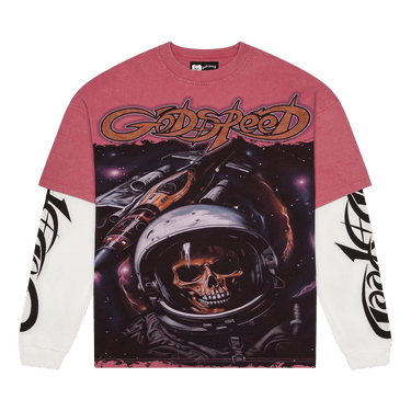 Godspeed Space Traveler Layered T-Shirt 'Pink'